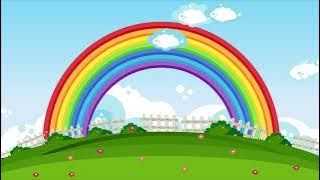 FREE RAINBOW BACKGROUND VIDEO Animation NO COPY RIGHT | VIDEO Animasi BACKGROUND PELANGI