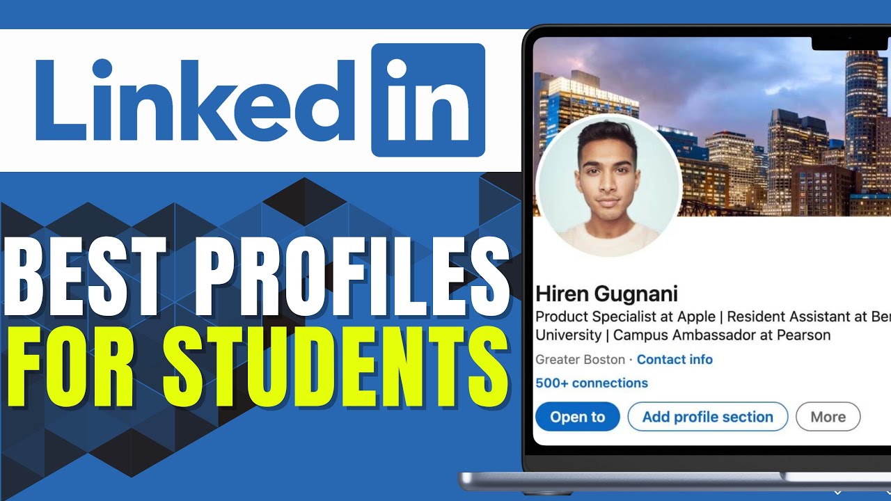 BEST LINKEDIN PROFILES FOR STUDENTS (Easy Way) - YouTube