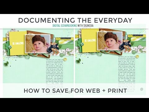 How to Save Digital Layouts for Web + Print