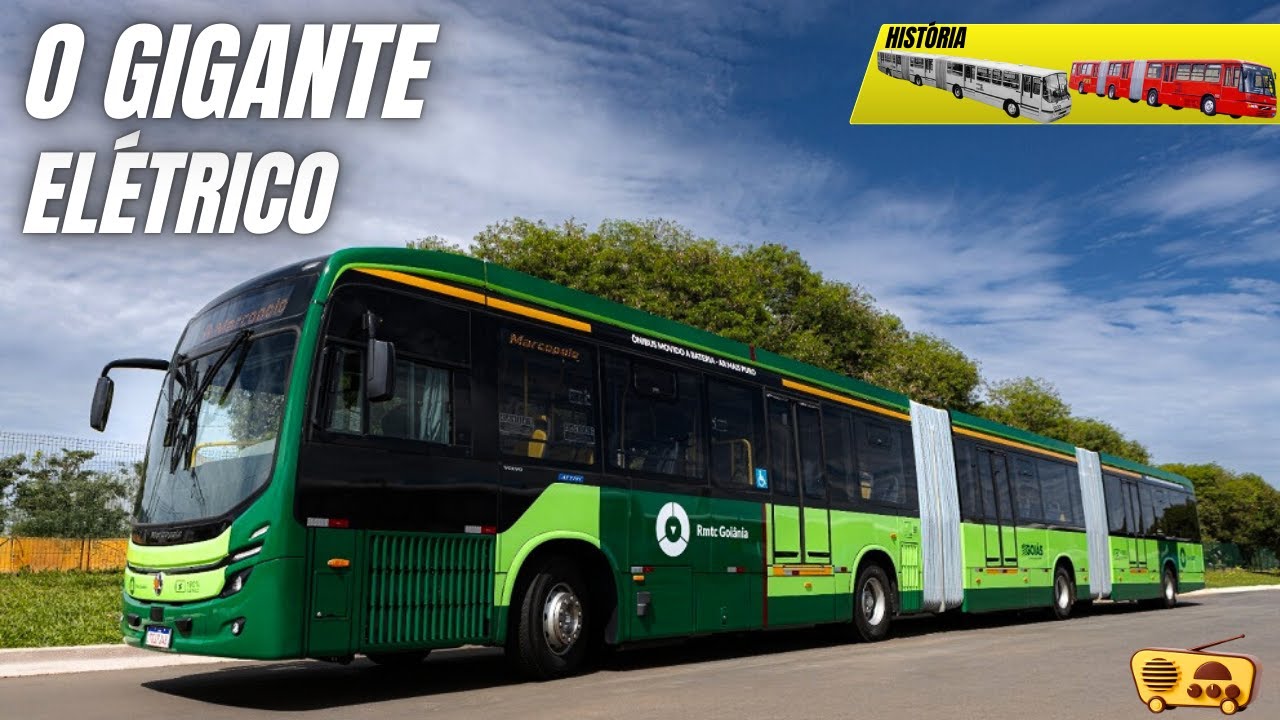 Maior ônibus elétrico do planeta começa a rodar em Goiânia