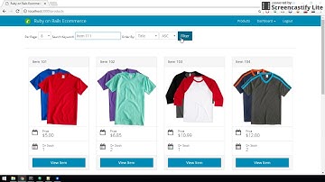 Ruby on Rails E-commerce by Carlo Fontanos (Demo)
