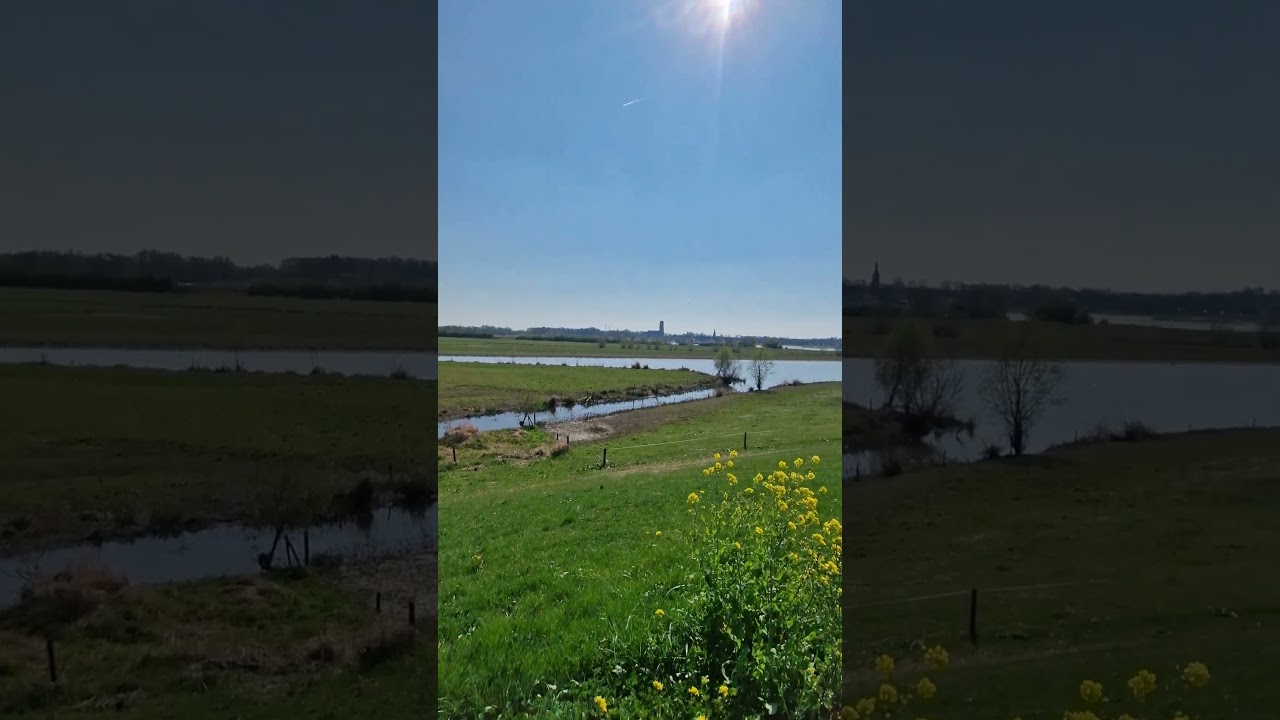 Enchanting Waal River Dike Views in Waardenburg