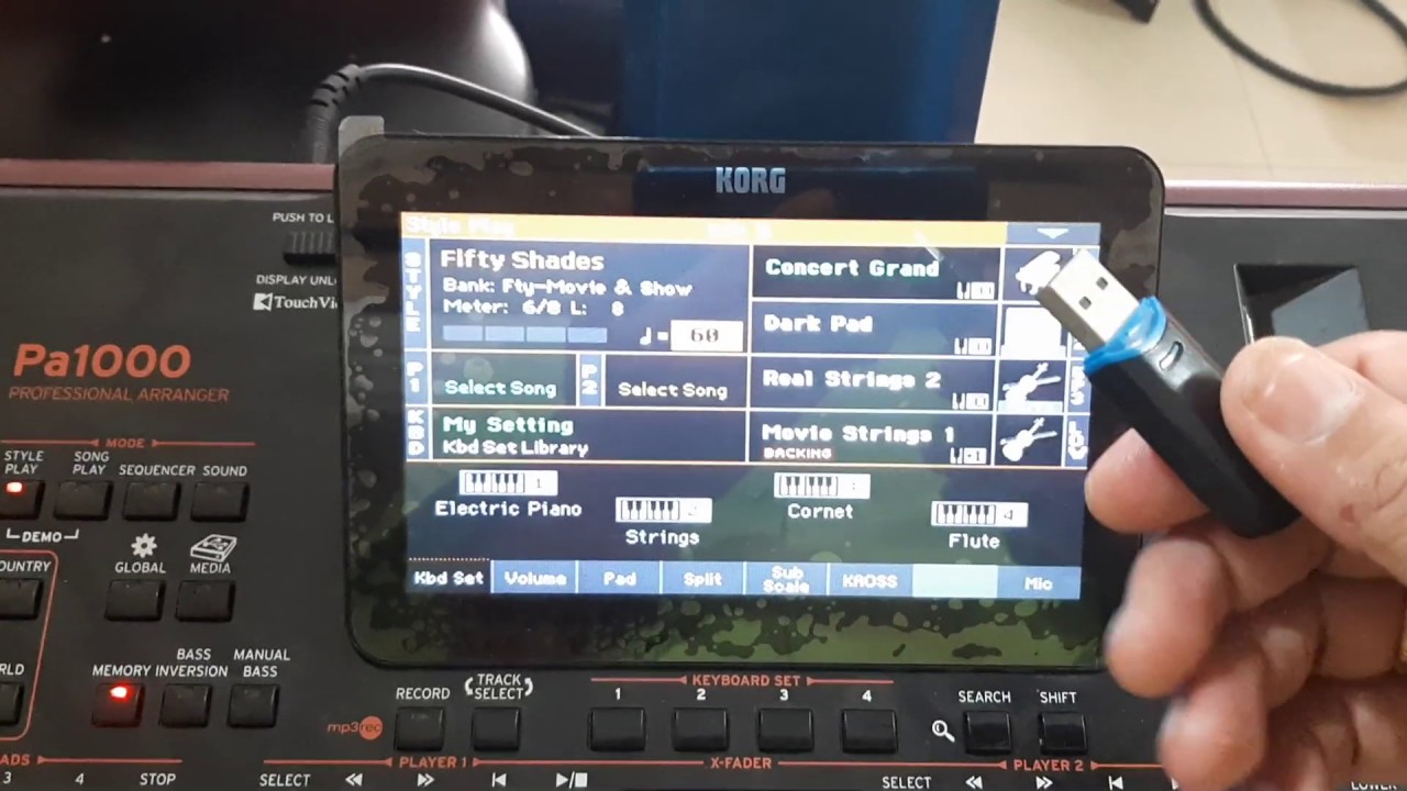 របៀបដាក់ចង្វាក់លើម៉ាក korg