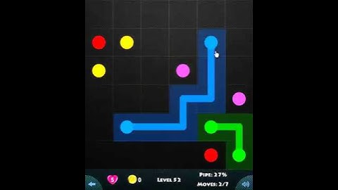 GREEN PACK LEVEL 52 - FLOW GAME ON FACEBOOK Connect the dots
