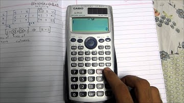 Matrix multiplication using calculator (addition subtraction multiplication)