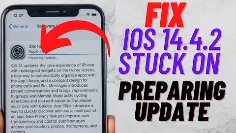 iOS 14.4.2 Update Stuck On Preparing Update Fixed Here !! Fix iOS Update Failed On iPhone