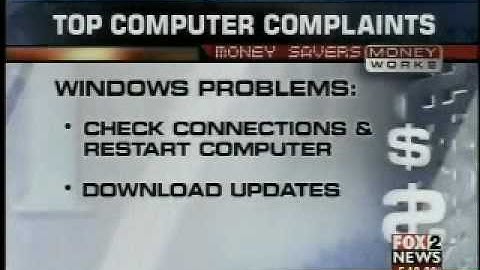 Top Computer Complaints that require computer repair.