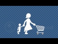 Mother grocery Shopping | After effects Animation