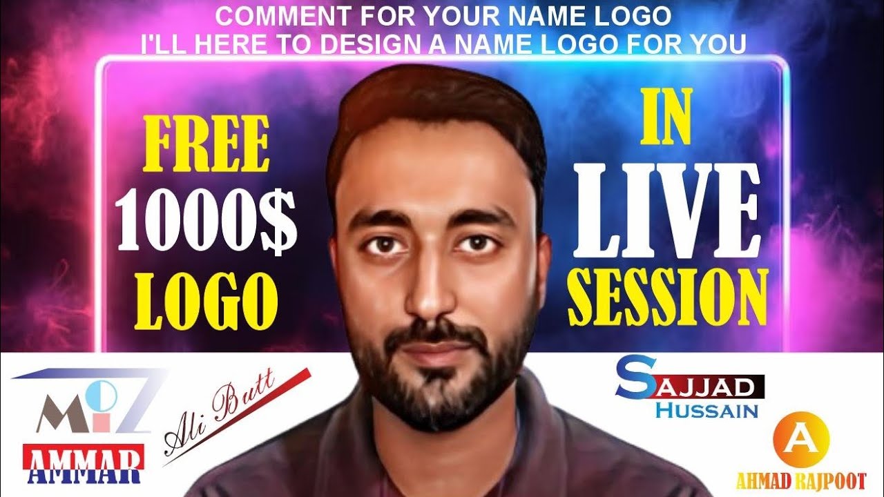 Design your logo | Customized name logo live session