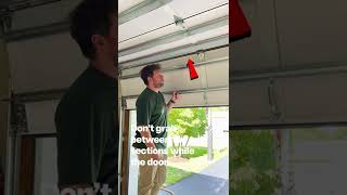 How to use the Emergency Release Cord on Your Garage Door! #Shorts