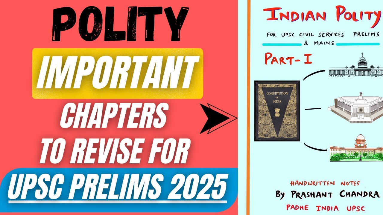 Indian Polity Important Chapters To Revise | UPSC Prelims 2025 - YouTube