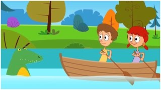 Rema rema Rema tu bote| fila de la fila su barco | la rima de los niños | Español