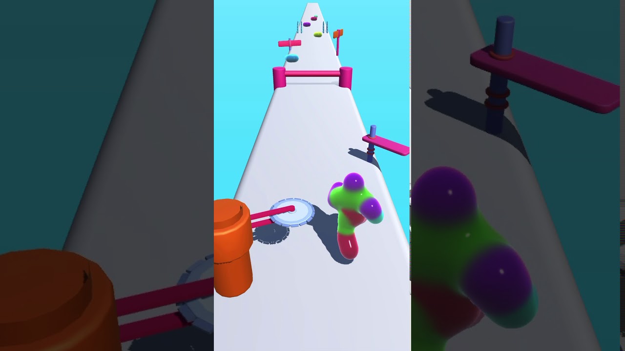 Blob Runner 3D Hyper Casual Mobile Game Walkthrough Gameplay Tutorial First 5 Stages iOS iPhone