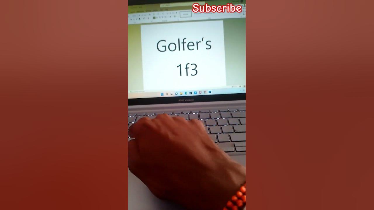 How to create golf symbol shortcut key word wordboard computer 