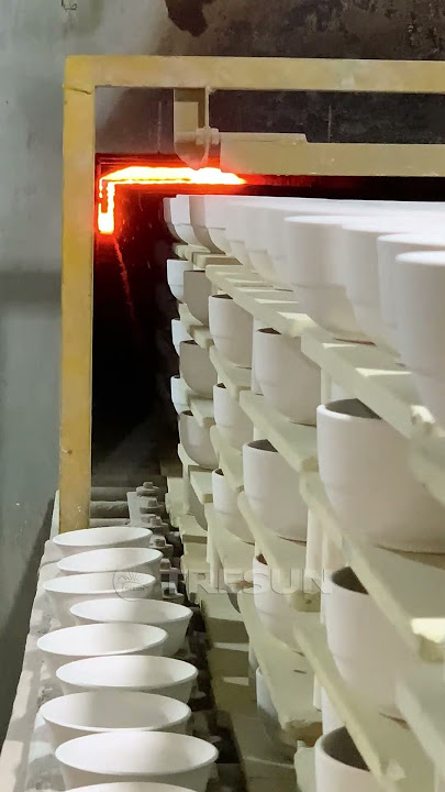 Fired colorful plates