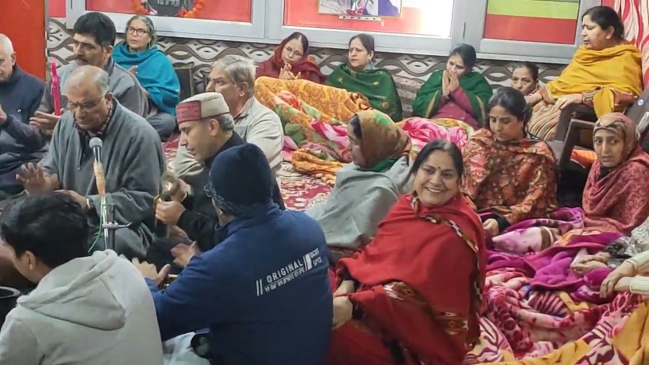 Bhajan sung by Sanjay Thusoo at shri Swami Kral bub G Maharaj Ashram Bantalab jammu 🎉🎉🎉🎉🙏🙏🙏🙏