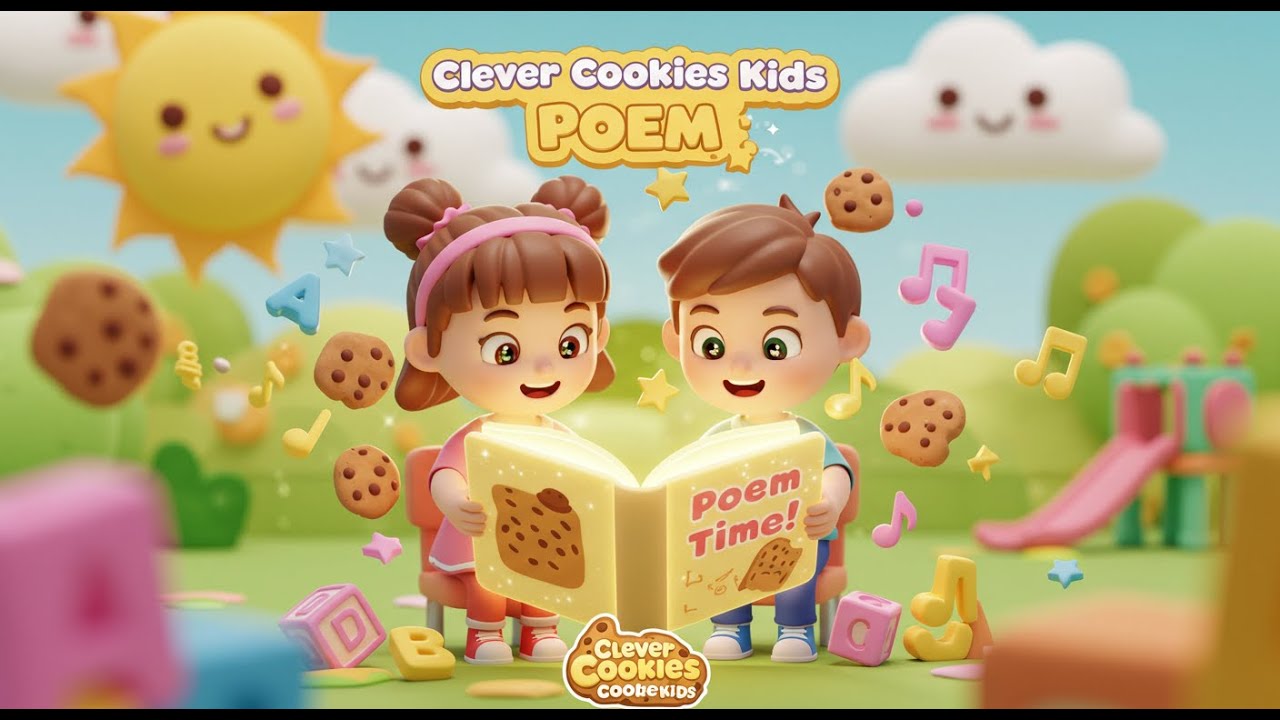 Clever Cookies Kids Poem 🍪 | Fun Learning Songs & Nursery Rhymes for ...