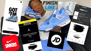 The Personal DOUBLE UP?! | How To Cop Online MANUALLY / University Blue Retro 4 Unboxing / Review