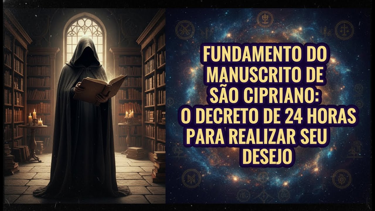 FUNDAMENTO DO MANUSCRITO DE SÃO CIPRIANO: O DECRETO  para Focar em Seus Objetivos e Metas