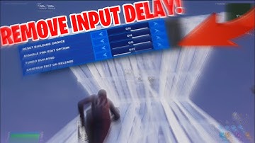 How To REMOVE input Delay/Lag on Nintendo Switch in Fortnite (Edit faster)