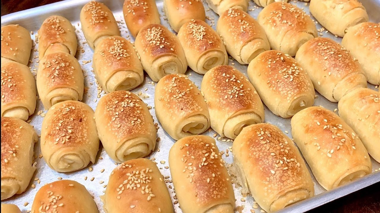 باتيه الافران الصيامي⁉️بدون بيض ولا لبن حليب😱هشه ومورق بشويه دقيق هتملي البيت خير الشيف هناء فهمي