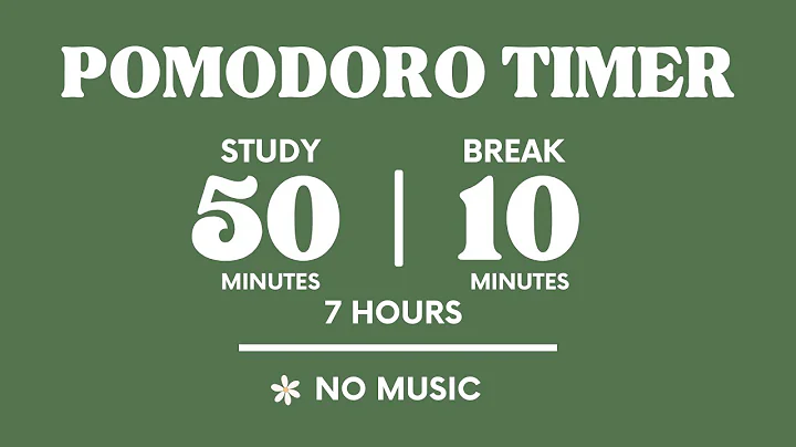 📚STUDY WITH ME FOR 7 HOURS  | 50 MINS STUDY / 10 MINS BREAK | NO MUSIC | WITH ALARMS