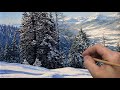 How to paint snow in mountains | Timelapse | Episode 191