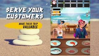 Super Chef Beach Bbq Kitchen Story Cooking Games screenshot 1