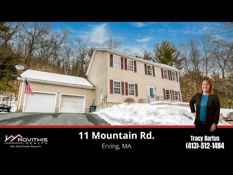 11 Mountain Road, Erving, MA home video tour