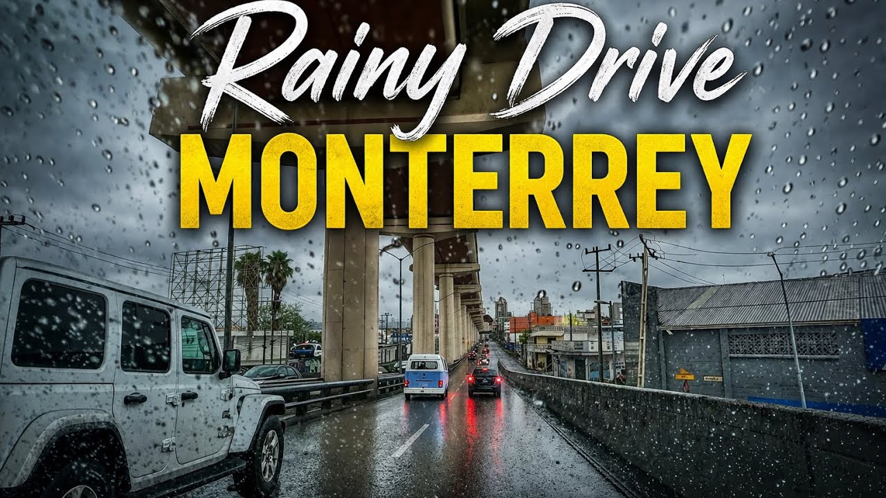 Rainy Morning Drive in Monterrey l 4K #monterrey #drivingtour - YouTube