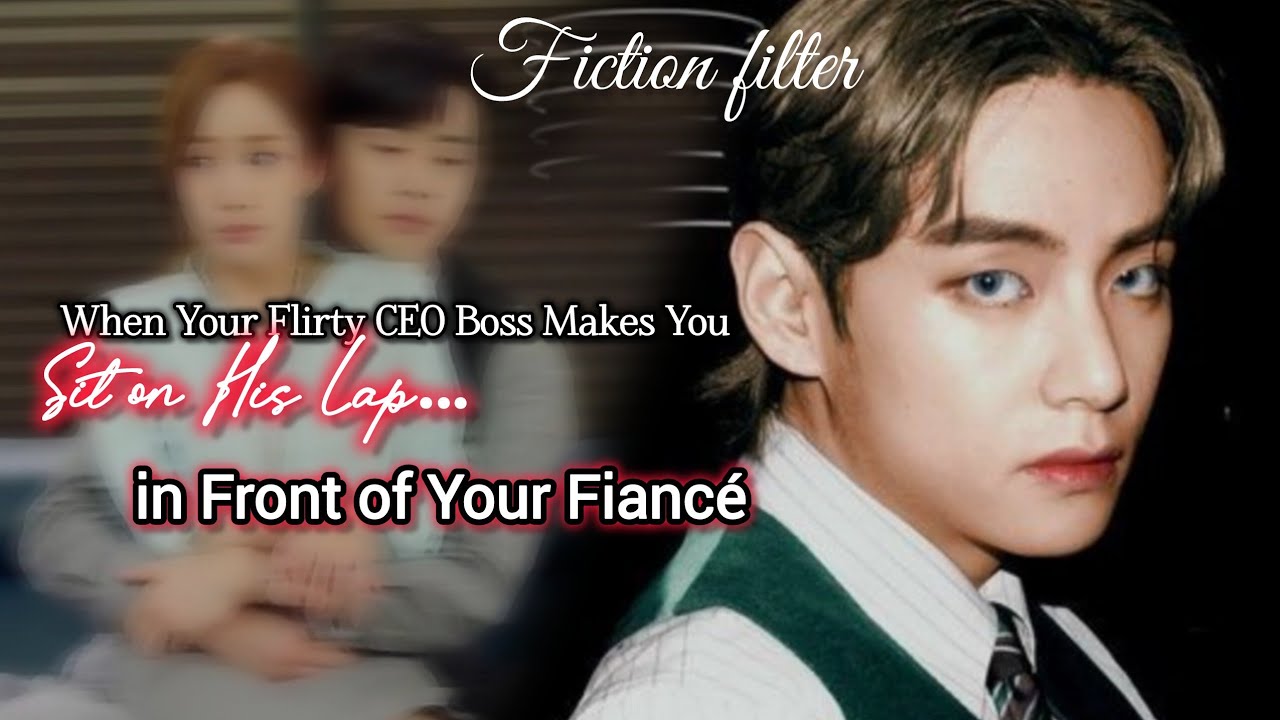 Тэхён фф | Твой кокетливый извращенец-босс заставил тебя сесть к нему на колени перед Тэхёном. Ва...