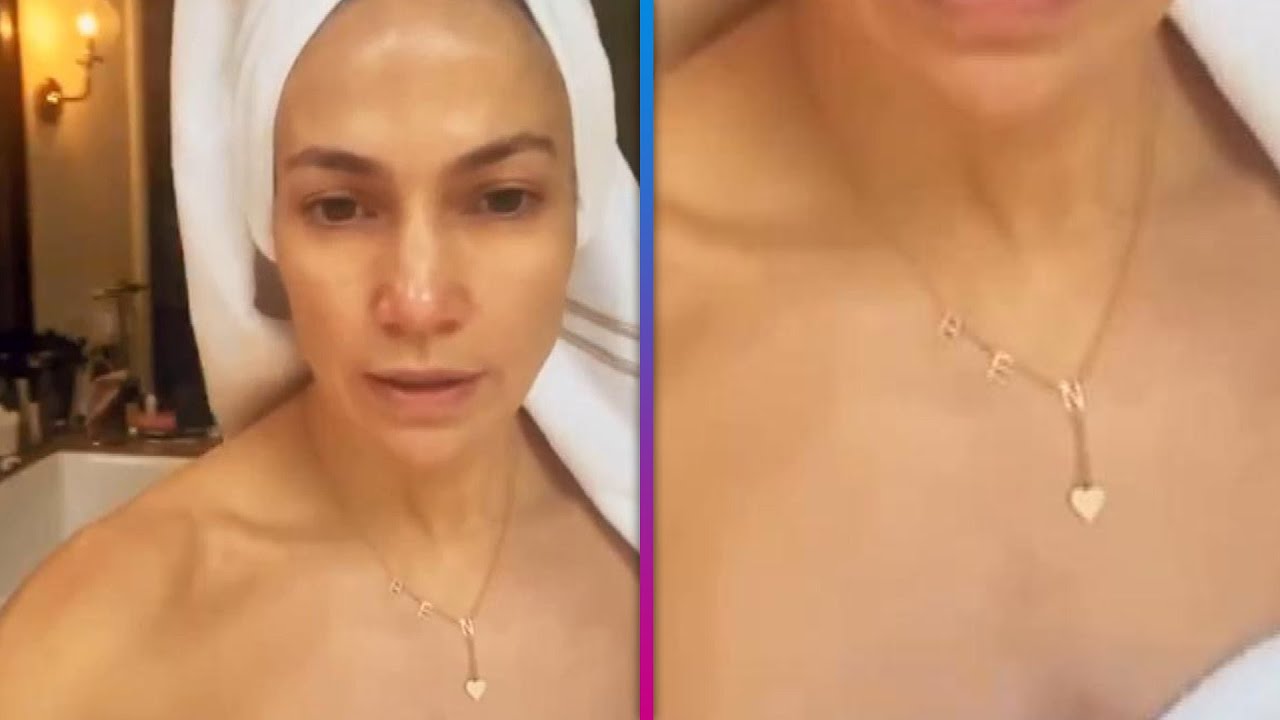 Jennifer Lopez Shares Makeup Free Instagram Video