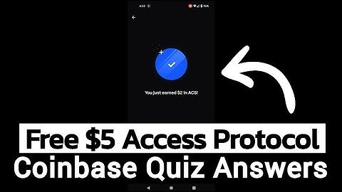 Earn Free $5 Access Protocol Crypto | ACS Coinbase Quiz Answers