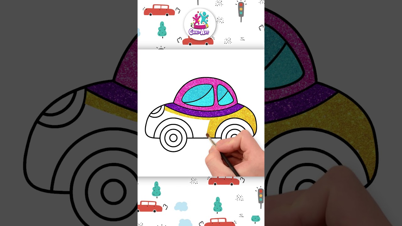 🚙 Easy Car Drawing for Kids 