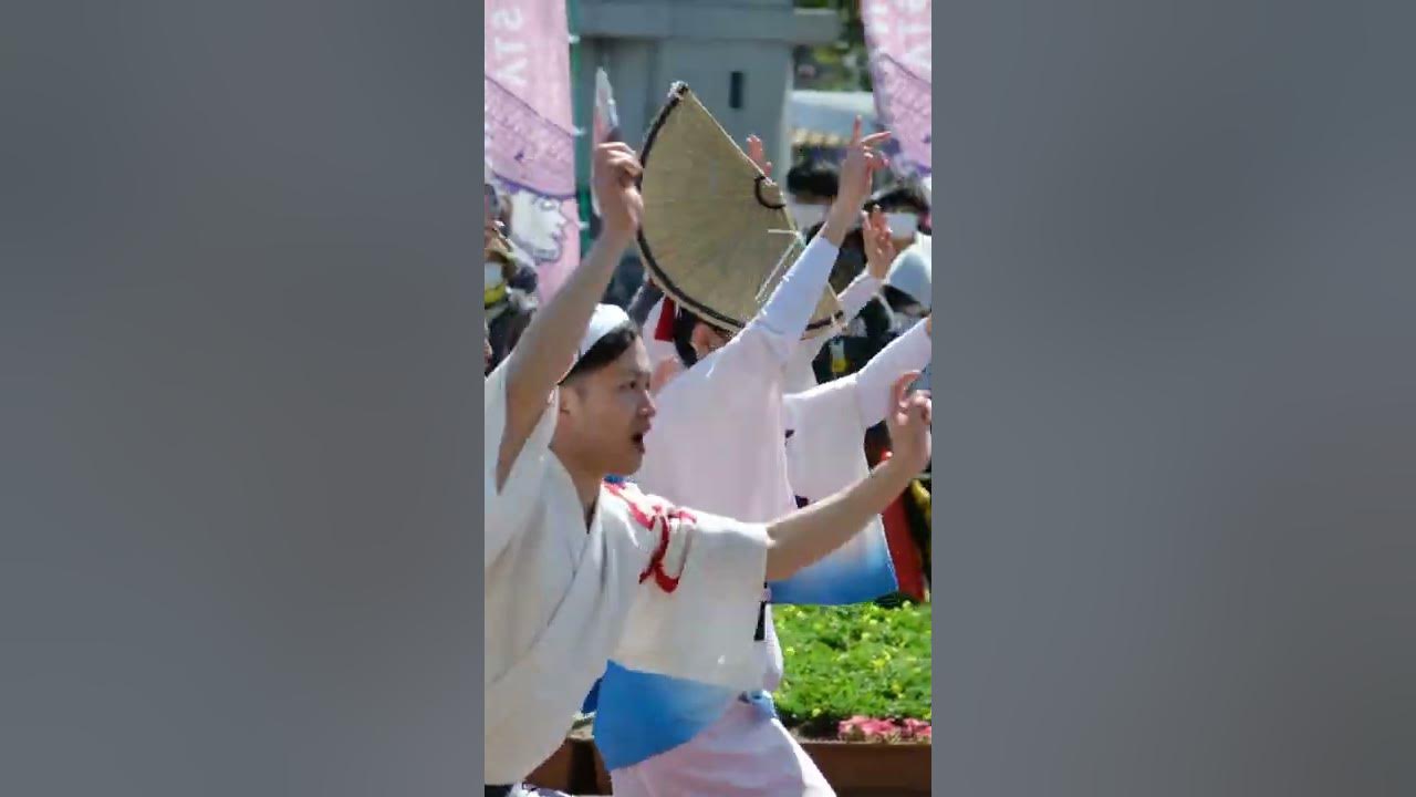 Japanese traditional dance Awa odori. #shorts