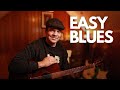 Fun acoustic blues with licks  a e  d chords 