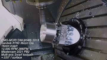 DMG-MORI DMU65Mb mastercam swarf