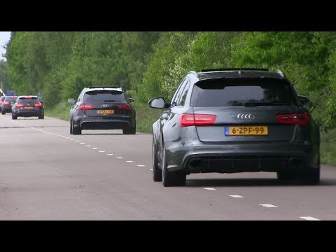 Supercars Accelerating | 60+ Audi RS6, RS7 And R8 GOING CRAZY!