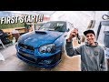 New Turbo STI First Start! (4 Months Later)