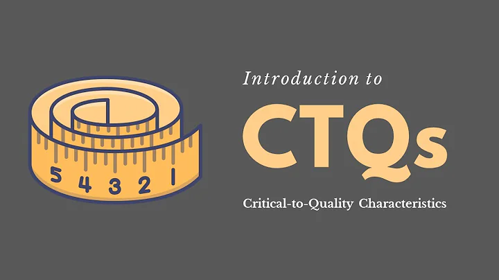 Introduction to Critical to Quality (CTQ) Characteristics (Lean Six Sigma)