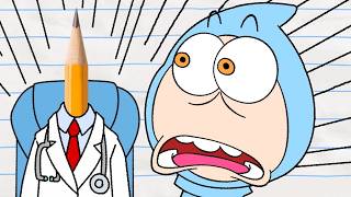 doctor pencil boy dragon wildbrain animated cartoons characters