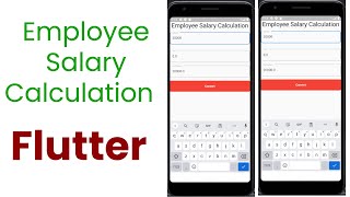 Employee Salary Calculation using Flutter screenshot 2