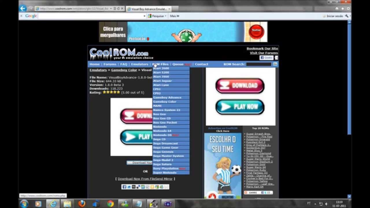 how to download a gameboy color emulator for pc