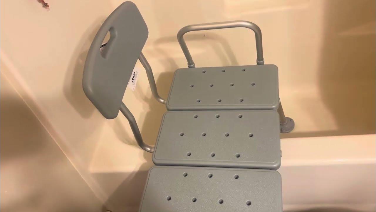 Drive Medical 12011KD 1 Tub Transfer Bench For Bathtub, Height