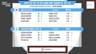 Neo CC 1st XI v Harlow Town CC 1st XI