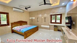 Luxury Bedroom Design Ideas / Master Bedroom 16*16 Size / Fully Furnished Bedroom Decoration