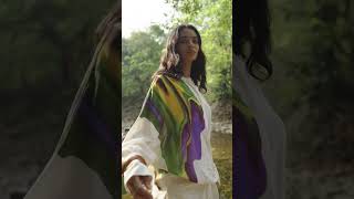 Printed Linen Side Tie Set