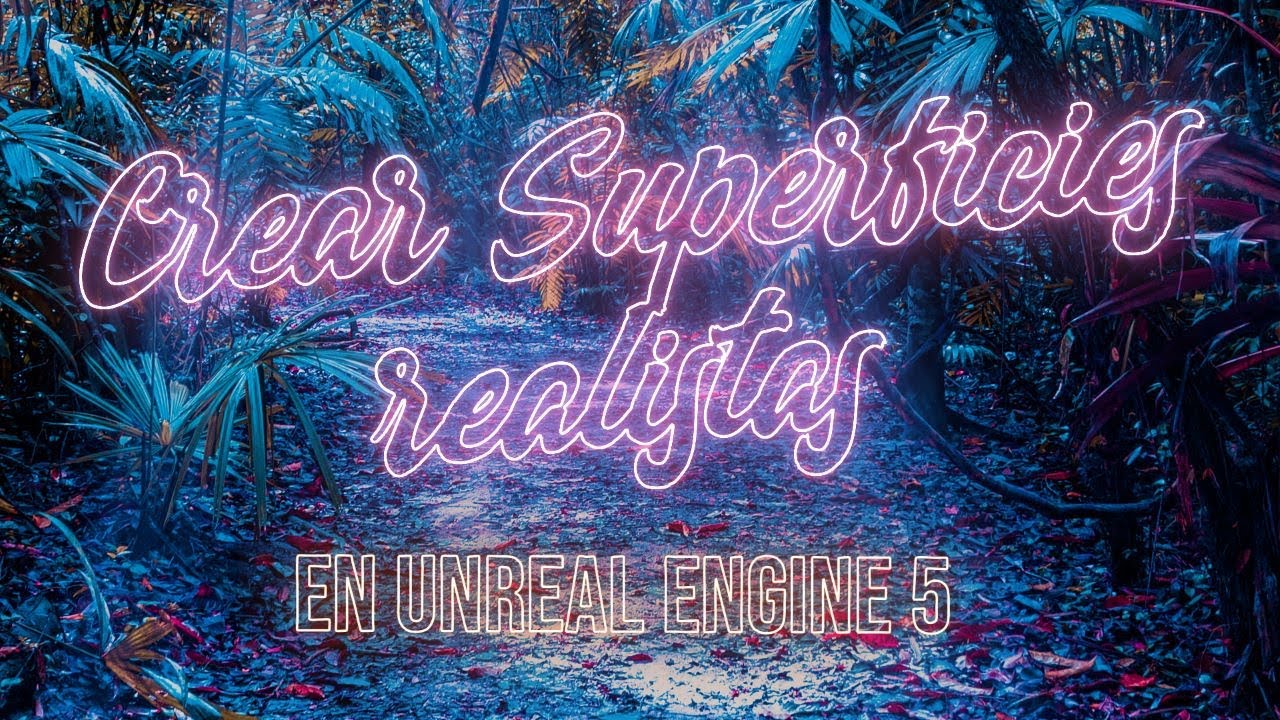 Crear superficies realistas con Megascans en Unreal Engine 5 - YouTube