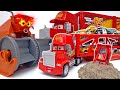 Frank is angry disney cars hop on mack transporter toymarttv