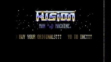 Fusion Intro - Commodore 64 - C64 - Vixen - Cracktro (PAL)